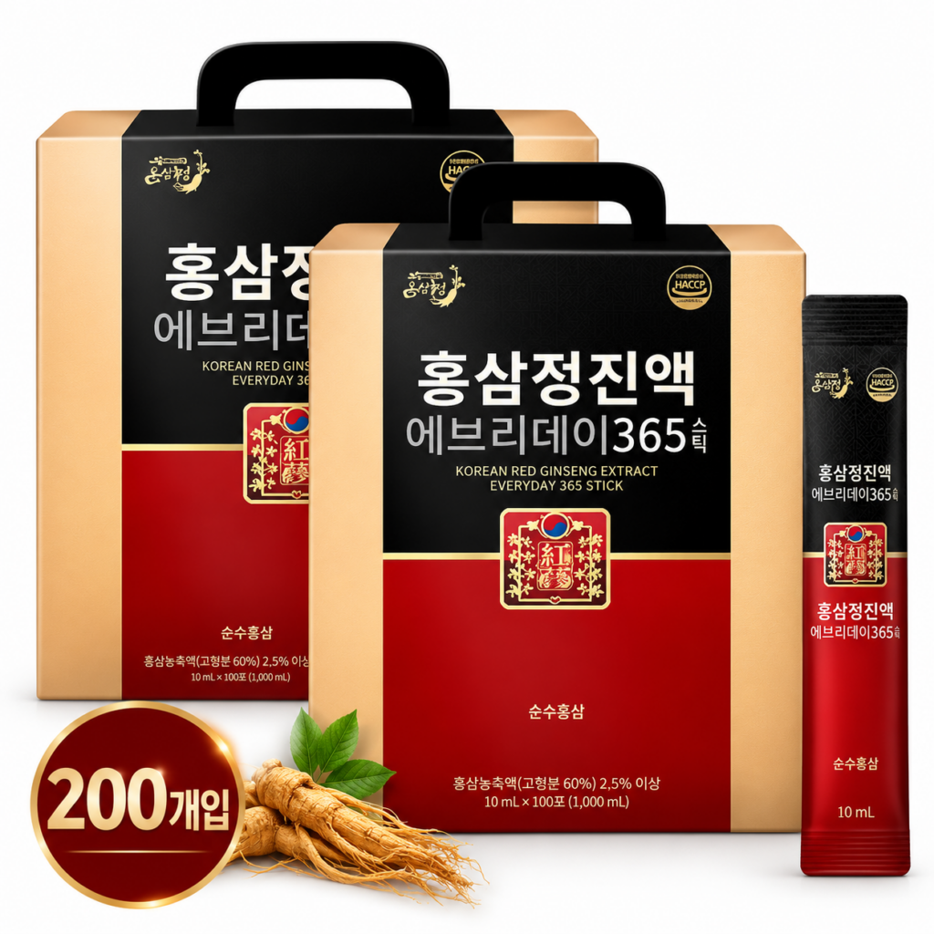 추석선물 순수식품 홍삼정진액 에브리데이365 스틱 10g x 200개입 제품 이미지