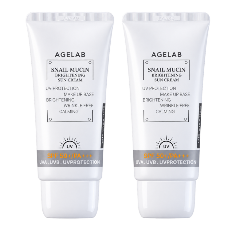 여름철 필수템, 에이지랩 스네일 뮤신 브라이트닝 선크림 SPF50+ PA+++ 70ml 2개