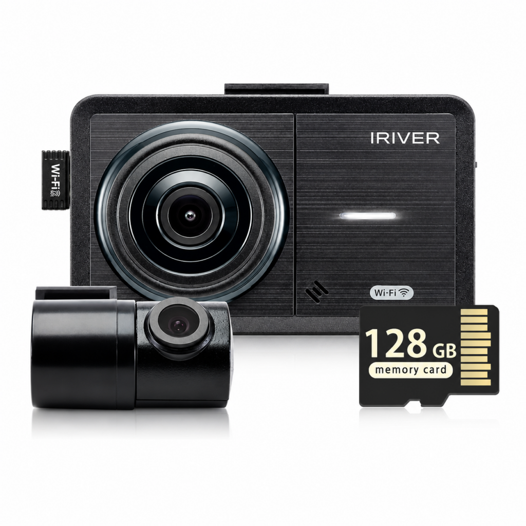 가성비 2채널 블랙박스 추천! 아이리버 FH1 FHD+HD WiFi 128GB 스마트 블랙박스 제품 이미지