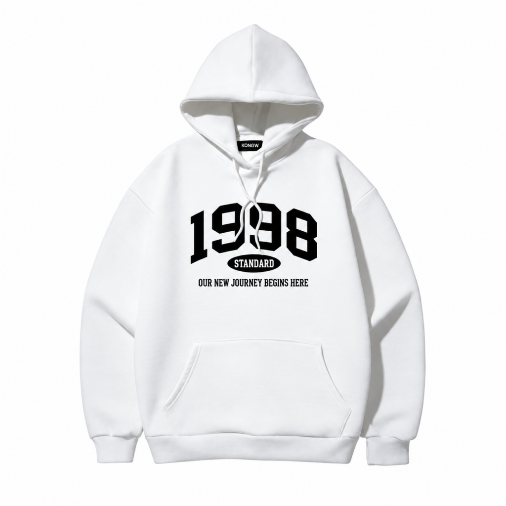 FONOW 후드티 1998 여유로운 빅사이즈 캐주얼 스타일 제품 이미지