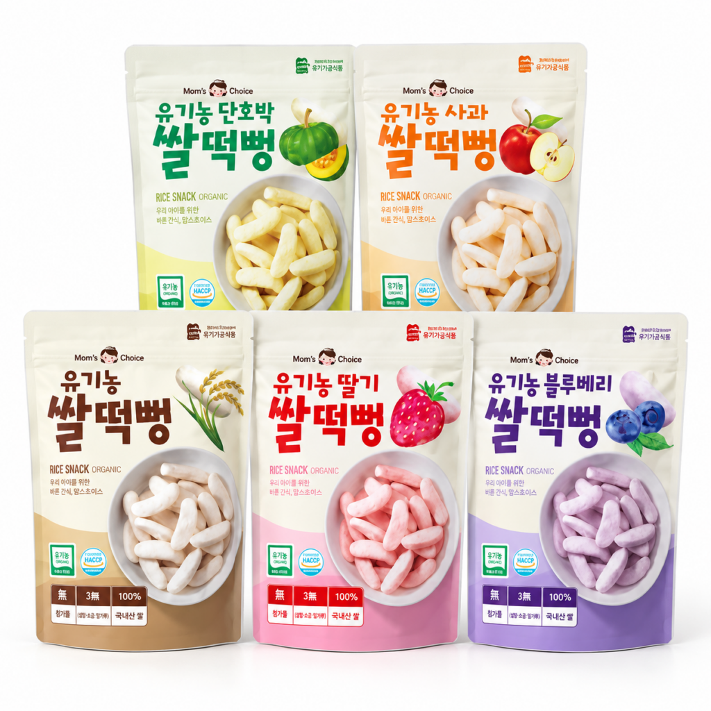 맛있는풍경 유기농 쌀떡뻥 5종 세트 골라 먹는 즐거움 제품 이미지