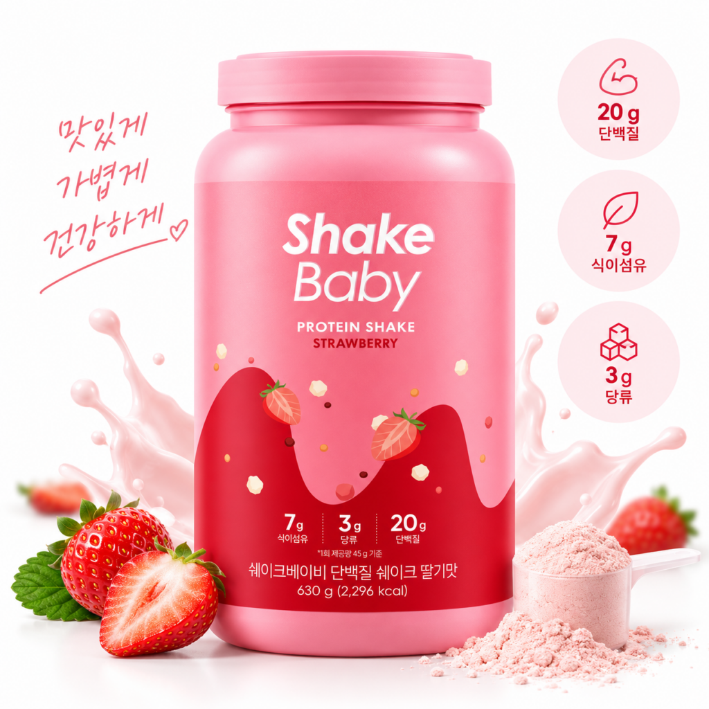 쉐이크베이비 단백질쉐이크 락토컷프로틴 바쁜 아침을 위한 간편 식사 제품 이미지